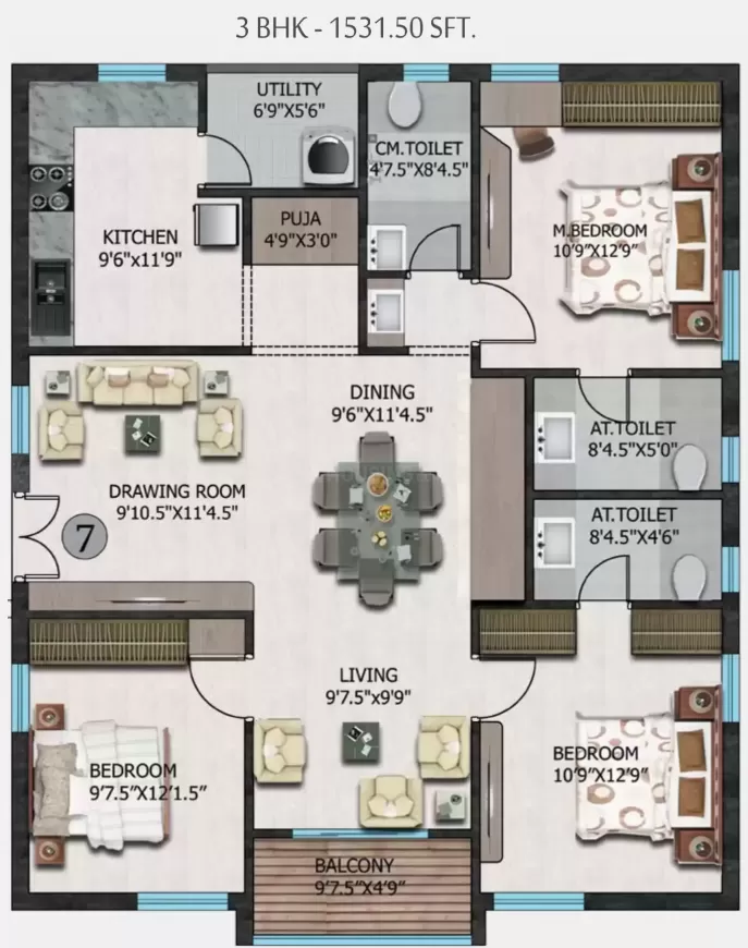 Floor plan for Swetcha Swetchas Dynasty